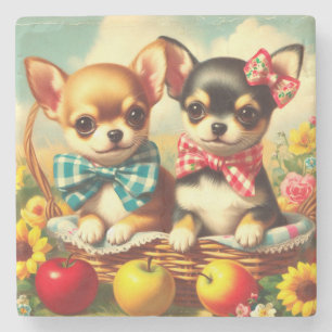 Dessous-de-verre En Pierre Chihuahua Puppies
