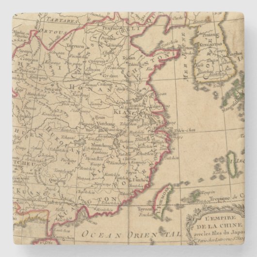 Dessous-de-verre En Pierre Chine, Japon (Devant)