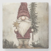 Dessous-de-verre En Pierre Christmas Gnome for the Holidays (Devant)
