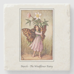 Dessous-de-verre En Pierre Cicely Mary Barker - March Fairy