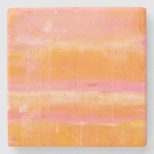 Dessous-de-verre En Pierre Ciel des Caraïbes (Devant)