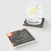 Dessous-de-verre En Pierre Citation De Succès Mots Motivationnels (Côté)