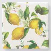 Dessous-de-verre En Pierre Citrons, agrumes, art méditerranéen    (Devant)