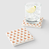 Dessous-de-verre En Pierre Citrouille adorobale (Côté)