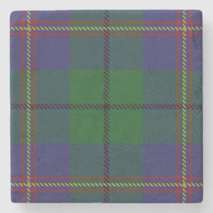 Dessous-de-verre En Pierre Clan Carmichael Tartan, ancienne taverne écossaise