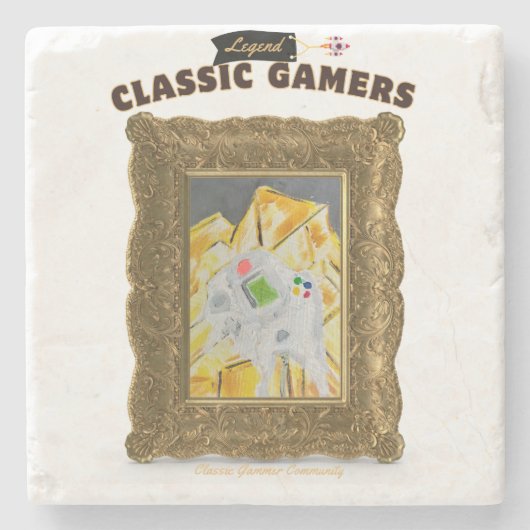 Dessous-de-verre En Pierre Classic Gamers Phat Dream (Devant)
