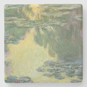Dessous-de-verre En Pierre Claude Monet Classic Painting, Nénuphar (1907)