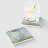 Dessous-de-verre En Pierre Claude Monet | Femme avec un parasol (Côté)