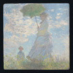 Dessous-de-verre En Pierre Claude Monet | Femme avec un parasol<br><div class="desc">Femme avec un parasol - Madame Monet et son fils,  1875 (huile sur toile)| par Claude Monet | Lieu de l'art : National Gallery of Art Washington DC| Artiste français | Numéro de collection d'images : XOS741899</div>