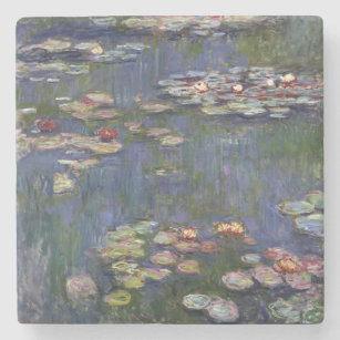 Dessous-de-verre En Pierre Claude Monet Impressionniste L'Eau Lillies Peintur