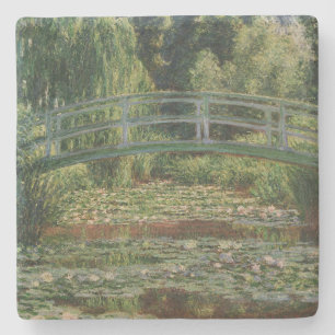 Dessous-de-verre En Pierre Claude Monet Japon Footbridge & Water Lily Pool