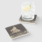 Dessous-de-verre En Pierre Claude Monet | Jean Monet sur son cheval de (Côté)