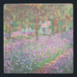 Dessous-de-verre En Pierre Claude Monet - Le jardin de l'artiste à Giverny<br><div class="desc">Jardin de l'artiste à Giverny / Le Jardin de l'artiste a Giverny - Claude Monet,  1900</div>