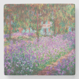 Dessous-de-verre En Pierre Claude Monet - Le jardin de l'artiste à Giverny