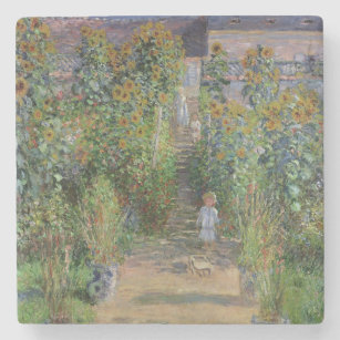 Dessous-de-verre En Pierre Claude Monet   le jardin de l'artiste chez
