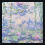Dessous-de-verre En Pierre Claude Monet - Nymphéas / Nymphéas 1919<br><div class="desc">Nymphéas (W.1852) - Claude Monet,  Huile sur toile,  1916-1919</div>