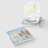 Dessous-de-verre En Pierre Claude Monet - Regattas à Argenteuil (Côté)