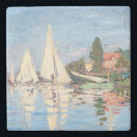 Dessous-de-verre En Pierre Claude Monet - Regattas à Argenteuil<br><div class="desc">Regattas à Argenteuil,  Regates a Argenteuil. Par Claude Monet en 1872.</div>