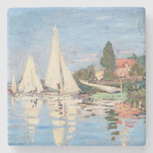 Dessous-de-verre En Pierre Claude Monet - Regattas à Argenteuil