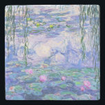 Dessous-de-verre En Pierre Claude Monet Water Lilie L'Art Impressionniste Fra<br><div class="desc">Claude Monet Water Lilies Art French Impressionist Water Lilies (ou Nympheas) est une série d'environ 250 peintures à l'huile de l'impressionniste français Claude Monet. Les peintures représentent le jardin fleuri de Monet à Giverny.</div>