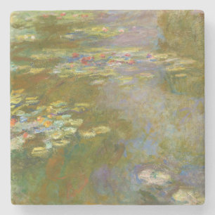 Dessous-de-verre En Pierre Claude Monet - Water Lily Pond 1917