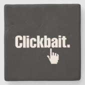 Dessous-de-verre En Pierre Clickbait. (Devant)