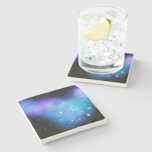 Dessous-de-verre En Pierre Clouages spatiaux Galaxy Starlight (Côté)