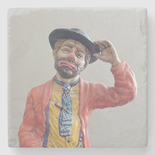 Dessous-de-verre En Pierre Clown Hobo classique mais Cool (Devant)