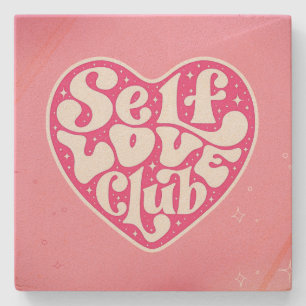 Dessous-de-verre En Pierre Club de l'Amour de Soi