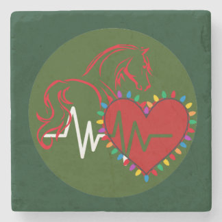 Dessous-de-verre En Pierre Coaster Christmas Logo