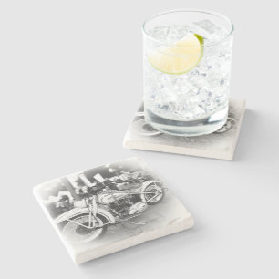 Dessous-de-verre En Pierre Coaster moto Beer 11