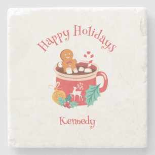 Dessous-de-verre En Pierre Coca chaud et pain d'épices