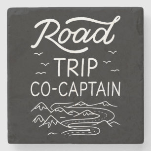Dessous-de-verre En Pierre Cocapitaine de road trip I - Navigateur de camping