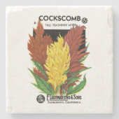 Dessous-de-verre En Pierre Cockscomb (Devant)