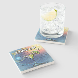 Dessous-de-verre En Pierre Cocktail Kamikaze (#3 sur 12 jeux de recettes de b