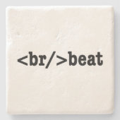 Dessous-de-verre En Pierre code HTML breakbeat (Devant)