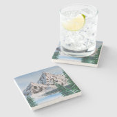Dessous-de-verre En Pierre Cold Mountain (Côté)