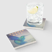 DESSOUS-DE-VERRE EN PIERRE COLIBRI (Côté)