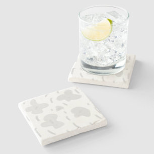 Dessous-de-verre En Pierre Collage photo en cercle personnalisé simple et élé