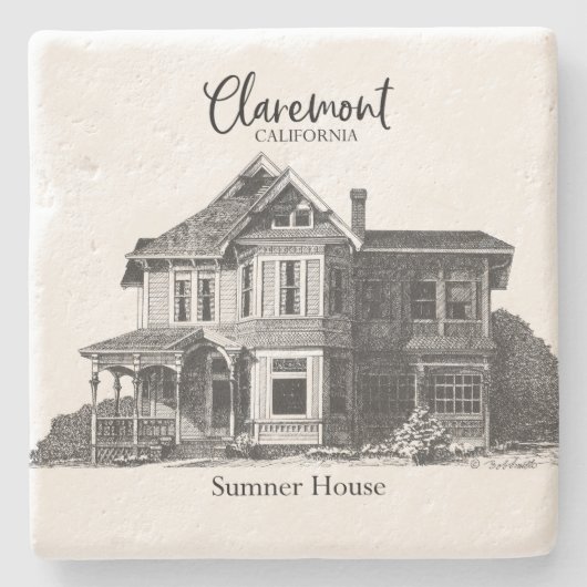 Dessous-de-verre En Pierre Collection Bob Smith Claremont - Dessous de verre (Devant)