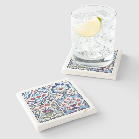 Dessous-de-verre En Pierre Collection de tuiles turques (Côté)