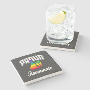 Dessous-de-verre En Pierre Colocataire Gay Pride