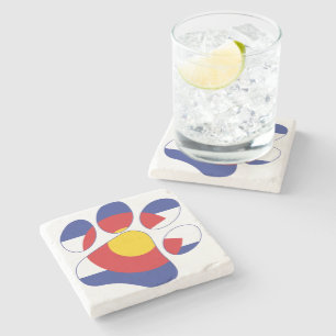 Dessous-de-verre En Pierre Colorado Paws