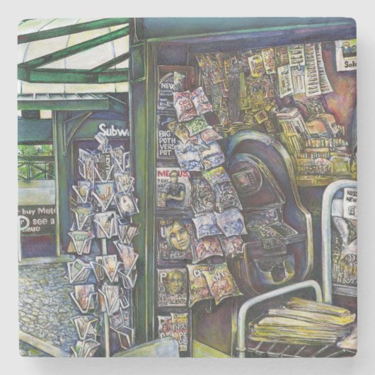 Dessous-de-verre En Pierre Comment Est-Ce Qu'Une Image, Sans imagination ? (Devant)