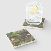 Dessous-de-verre En Pierre Common Deer (Côté)