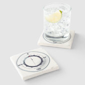 Dessous-de-verre En Pierre Compas des navires nautiques (Côté)