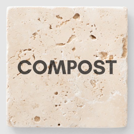 Dessous-de-verre En Pierre compost (Devant)