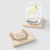 Dessous-de-verre En Pierre Comptez vos bénédictions (Côté)