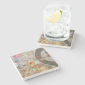 Dessous-de-verre En Pierre Comptine de Mère l'Oie Conte de Fées (Côté)