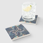 Dessous-de-verre En Pierre Conception (Côté)
